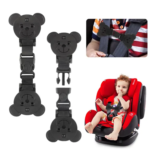 Miniatura 10 de Arnés de seguridad para bebé QOPAHI, con clip de pecho, correa anti escape, para evitar que los niños saquen sus brazos de sillas