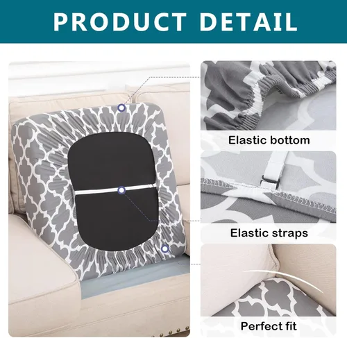Miniatura 5 de hyha Fundas de cojín estampadas para sofá al aire libre, fundas florales lavables para muebles de patio, exteriores, funda de repuesto para asiento