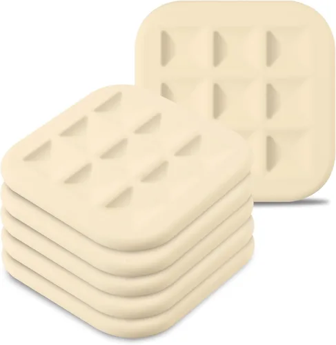 Paquete de 6 salvamanteles de silicona para platos calientes, almohadillas calientes para cocina, salvamanteles para ollas y sartenes calientes,
