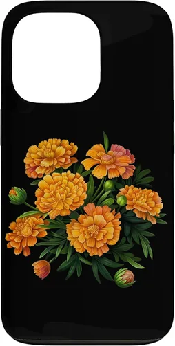 Miniatura 10 de Vintage Marigold Inspired Flower Case for iPhone 12 Pro Max