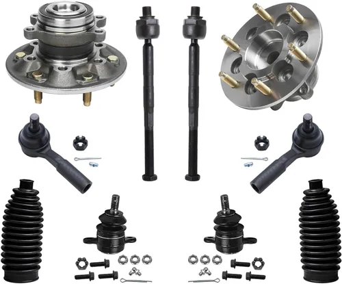 Miniatura 67 de Detroit Axle - Kit de extremo delantero RWD para Chrysler 300 Dodge Challenger Charger Upper Lower Control Arms rótulas de rodamiento de rueda Bujes