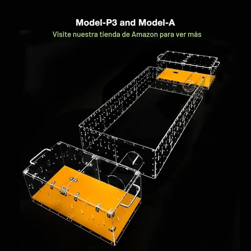 Miniatura 6 de GuineaLoft™ Model-A - Jaula acrílica para conejillos de indias – Jaula grande expandible de 4 x 2 pies, funciona también para pequeños animales