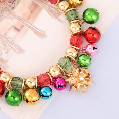 Miniatura 6 de ZOLEAROPY X-Mas - Pulseras de Navidad para mujer, diseño de cascabeles y cascabeles