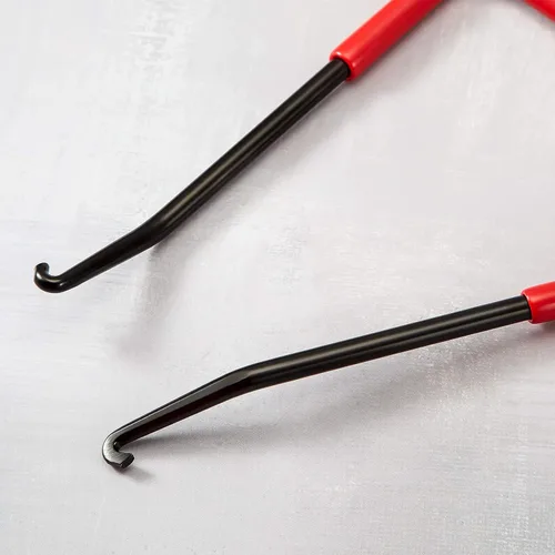 Miniatura 6 de 2 piezas de herramienta extractora de resortes de escape con ganchos, herramienta para ganchos, extracción de soportes de escape de motocicleta