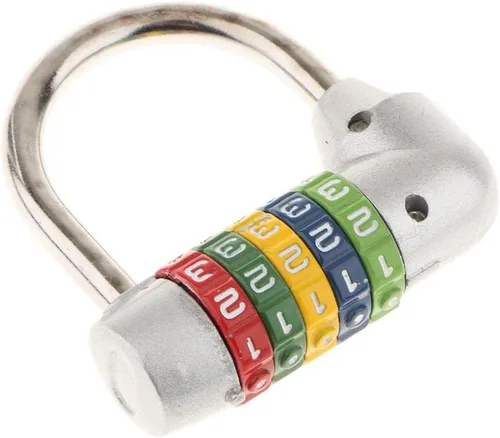 Miniatura 2 de 5 Dial Digit Combination Number Padlock Luggage Bag Travel Luggage Pad Lock, 4 Assorted