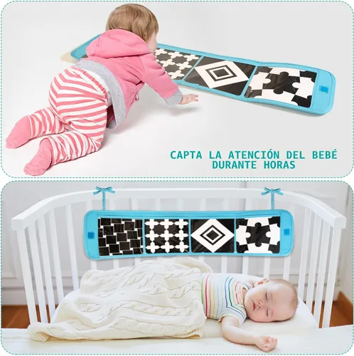 Miniatura 4 de WOODMAM Juguetes Montessori para bebés de 0 a 6 meses, juguetes educativos sensoriales de aprendizaje 9 en 1 para recién nacidos de 0 a 3-6 meses