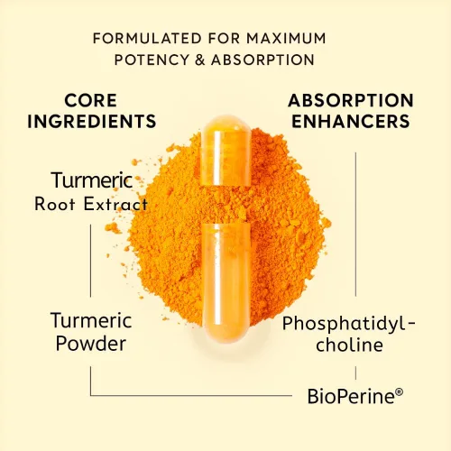 Miniatura 5 de Cúrcuma de alta potencia del Dr. Colbert con bioperina 60 cápsulas 500 mg extracto de raíz de cúrcuma
