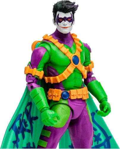 Miniatura 2 de McFarlane Toys - DC Multiverse Red Robin (Jokerized) Gold Label, figura de acción de 7 pulgadas