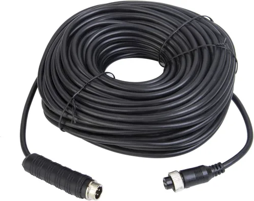 Miniatura 7 de Cable de extensión de video de coche de 16 pies y 16.4 ft, 4 pines, resistente al agua, a prueba de golpes, para cámara de visión trasera CCTV