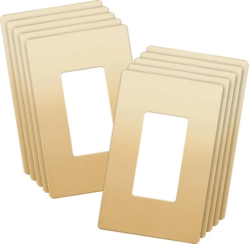Miniatura 137 de LIDER Placa de pared decorativa sin tornillos para interruptor, resistente a los impactos, plexiglás de acrílico espejado, renovación moderna