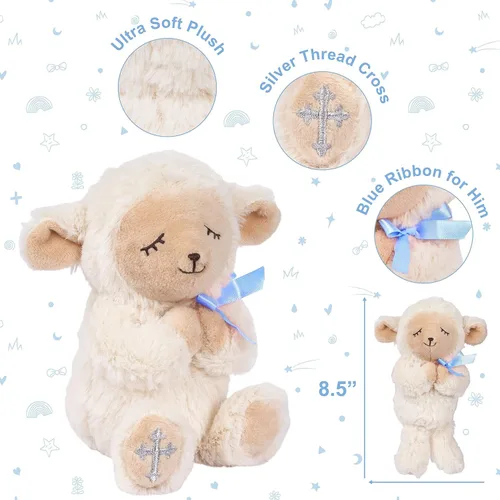 Miniatura 2 de MyMateZoe Regalos de bautismo para niños, gran conjunto de regalos de bautizo, dedicación y bautismo para niños y bebés recién nacidos, incluye
