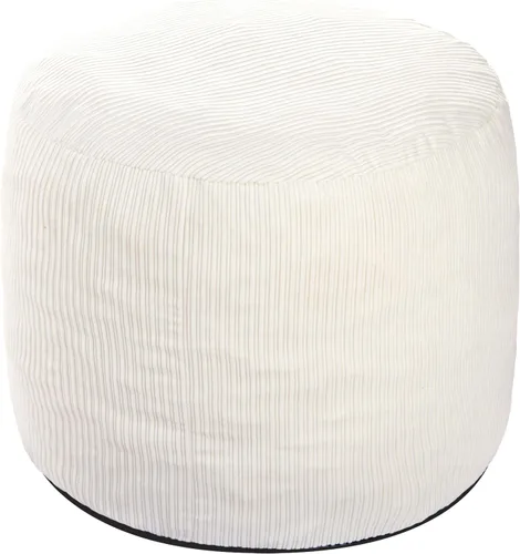 Miniatura 14 de WSOFRLAC Puf Otomano Reposapiés con Espuma Otomana Pequeña para Sala de Estar Otomanas Puf de Pana 26x18 pulgadas Pufs de Piso Reposapiés para Silla