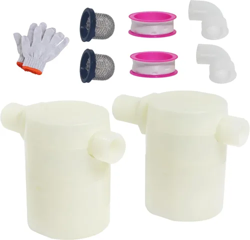 Miniatura 9 de 2 válvulas de flotador de agua, válvula de flotador de tanque de agua con control de nivel de agua (3/4 pulgadas, entrada lateral)