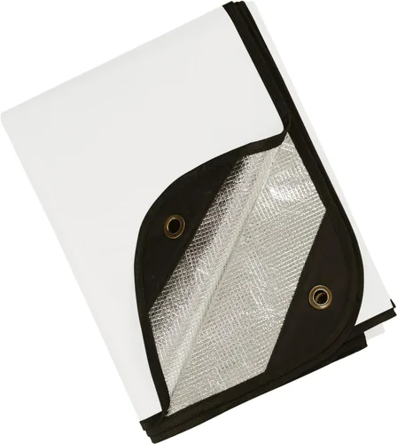 Miniatura 10 de Manta de supervivencia resistente, manta térmica de lona reflectante multifuncional, 60 x 83 pulgadas, impermeable, a prueba de arena, para camping