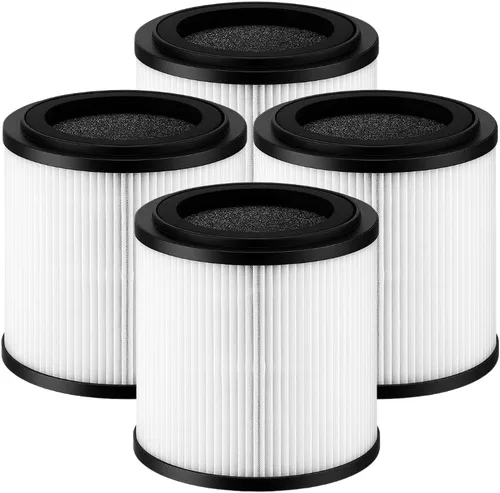 Miniatura 9 de Nispira kj150f-c02 - Filtro de repuesto para purificador de aire SilverOnyx de 5 velocidades modelo 8541832765 con ionizador 4 en 1 True HEPA UVC