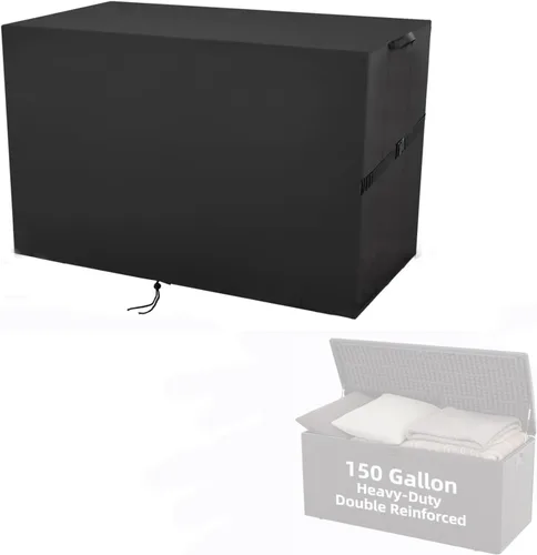 Miniatura 15 de Cubierta de Caja de Almacenamiento Exterior, Cubierta Impermeable de Resina para Contenedor de Almacenamiento, Cubiertas de Caja de Cubierta