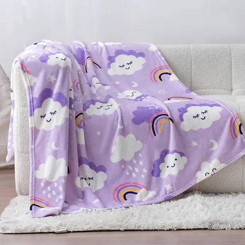 Miniatura 11 de SOCHOW Manta de Vellón con Diseño de Carro Camión Lindo para Niños y Niñas, Manta de Franela Suave Ligera Acogedora y Cálida para Cama de Niños