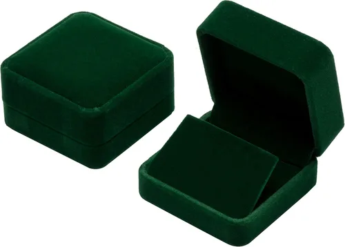 Miniatura 4 de Cajas de regalo de pendientes de terciopelo Joyero (verde)