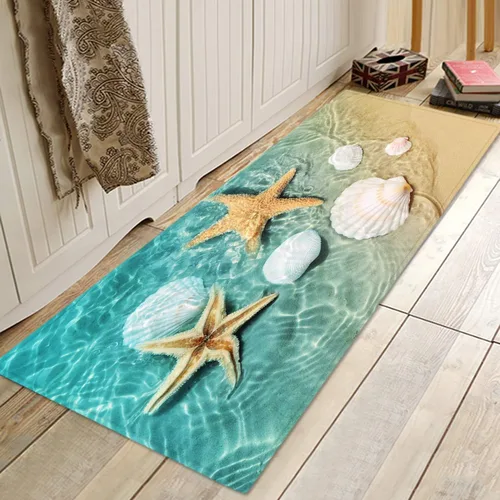 Tapete de baño para baño, antideslizante, suave, absorbente, de 17 x 47 pulgadas, de espuma viscoelástica, tapete largo para corredor, de 17 x 47
