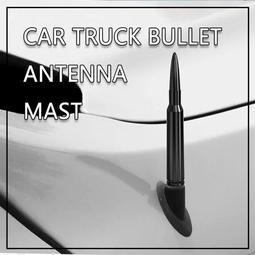 Miniatura 6 de Antena de bala para auto, camión, mástil de antena de bala para vehículo, antena de repuesto para automóvil compatible con Ford F150 F250 F350 Super