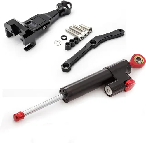 Compatible con MT-09 FZ09 (no rastreador) 2013-2020, XSR 900 2015-2020, MT09 SP 2018-2019 CNC amortiguador de dirección de motocicleta estabilizador