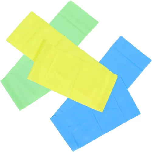 Juego de 3 bandas de resistencia elásticas para ejercicio, entrenamiento de espalda y hombros para yoga y entrenamientos en casa
