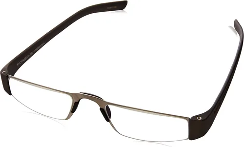 Porsche Design P8801 Gafas graduadas 8801 F Hombres montura Gun Metal, Plata 1.890 in, Potencia +1.50