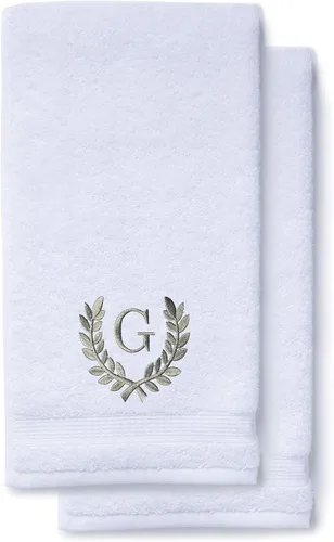 Miniatura 157 de Toallas de mano decorativas y con monograma para baño, cocina, maquillaje Regalo personalizado para boda-nupcial Toalla turca de lujo