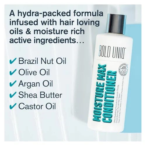 Miniatura 7 de Acondicionador hidratante e hidratante para cabello seco y cuero cabelludo. Nutre profundamente, desenreda y repara el cabello dañado, teñido