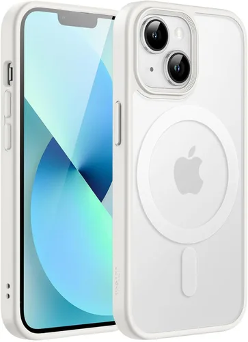 Miniatura 16 de JETech Funda magnética para iPhone 13 de 6.1 pulgadas, compatible con MagSafe, translúcida mate, delgada, a prueba de golpes, color negro