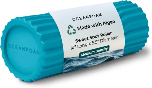 Miniatura 8 de Oceanfoam Sweet Spot - Rodillo de espuma mediano para ejercicio de 14" x 5.5" - Rodillo de espuma de densidad media para terapia física, masaje