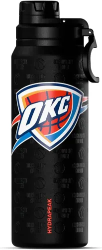 Miniatura 16 de Hydrapeak x NBA Botella de Agua Activa con Licencia Oficial de Phoenix Suns de 26 oz con Tapa Chug y Asa Reutilizable de Acero Inoxidable de Doble