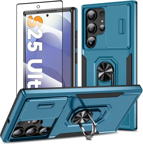 Miniatura 37 de Funda magnética para Samsung Galaxy Note 20 Ultra con soporte de anillo [con protector de pantalla] [Compatible con carga inalámbrica MagSafe] Funda