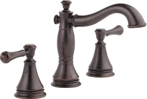 Delta 3597LF-MPU Cassidy llave para baño de amplio alcance, con montaje de drenaje emergente, 3597LF-RBMPU Bronce veneciano