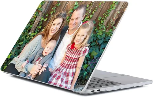Miniatura 5 de Foto y nombre personalizados personalizados para MacBook Air de 13 pulgadas 2020 2019 2018 versión A2337 M1 A2179 A1932 pantalla de retina con Negro