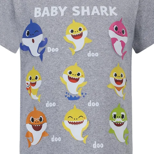 Miniatura 4 de Nickelodeon Conjunto de camiseta y pantalón corto de tiburón para bebés niños pequeños