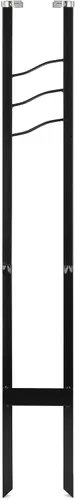 Miniatura 3 de Architectural Mailboxes Montroso - Poste para buzón de acero galvanizado, código de compatibilidad A, MON00BPEC, negro