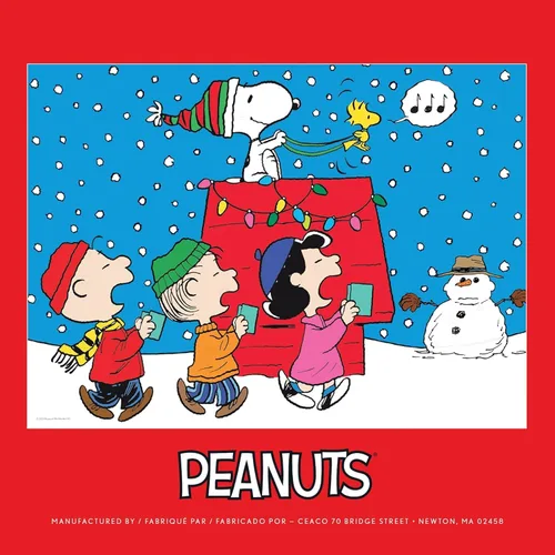 Miniatura 4 de Ceaco - Peanuts - Holiday - Snoopy and The Singers - Rompecabezas de 100 piezas - Rompecabezas colorido - Piezas cortadas con precisión, hermosas