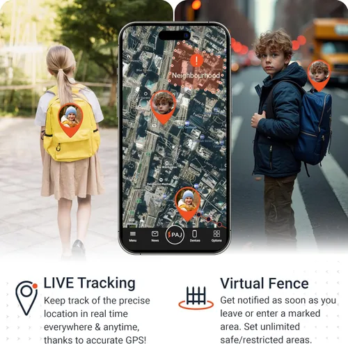 Miniatura 2 de PAJ GPS - People Finder 4G - Mini rastreador GPS para niños y personas mayores - Hasta 5 días de duración de la batería - Pequeño dispositivo