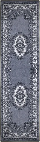 Miniatura 6 de Superior Alfombra antideslizante Seraphina para interiores, lavable y negro-blanco