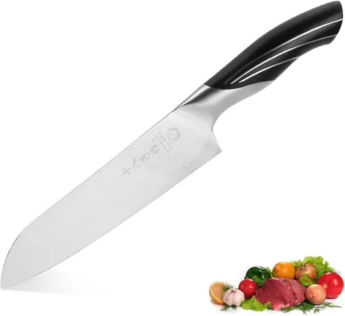 Miniatura 17 de Juego de cuchillos de cocina SHI BA ZI ZUO, cuchillo de carne, cuchillo de chef, cuchillo santoku profesional con mango de diseño ergonómico