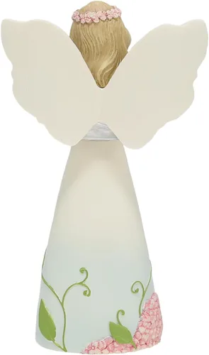 Miniatura 23 de Pavilion Gift Company 82433 Bless This Home - Figura de ángel ébano de 6 pulgadas, color crema