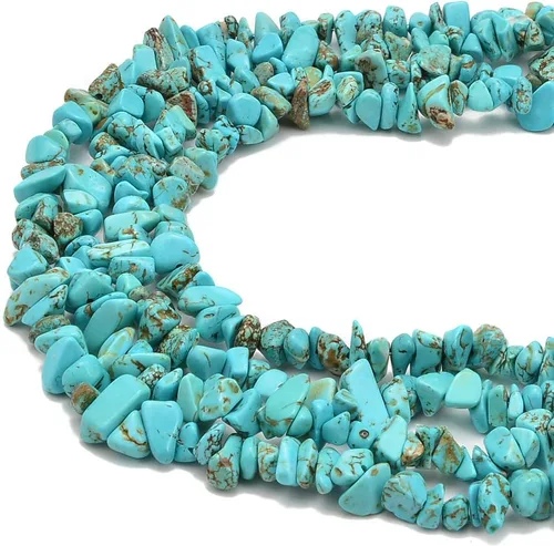 Miniatura 12 de PLTbeads Kit de pulseras de cintura de piedras preciosas curativas natrales de 0.197-0.315 in, diseño de piedras irregulares, fabricación de joyas