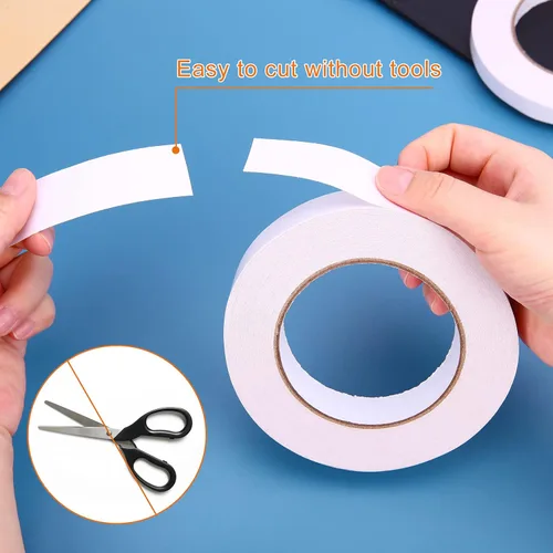 Miniatura 6 de Cinta adhesiva de doble cara de 1.5 pulgadas, ultrafina y de alta calidad, para manualidades y arte, papel, envoltura de regalos, etc.