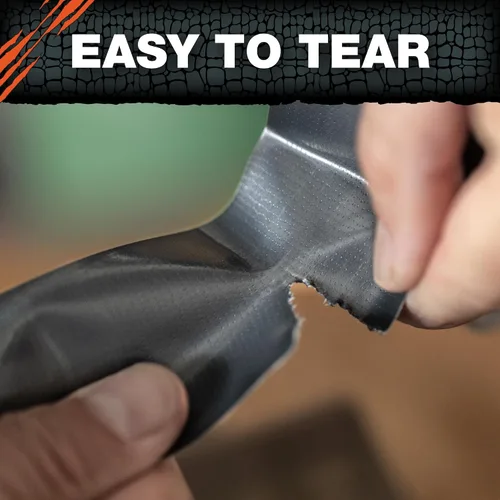 Miniatura 3 de T-REX Cinta adhesiva extra ancha con respaldo resistente a los rayos UV y resistente al agua para reparaciones ferozmente fuertes, 2.83 pulgadas x