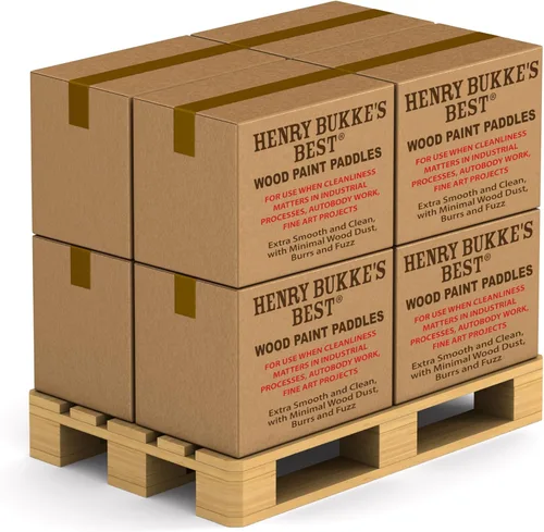 Miniatura 12 de Henry Bukke's Best Palitos de pintura de abedul, paquete de 100 unidades, 12 pulgadas, limpios y suaves para proyectos de automoción, industrial