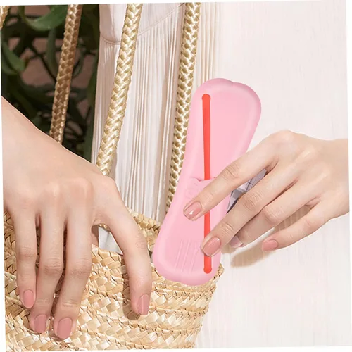 Miniatura 4 de 2pcs Makeup Brush Holders Portable Travel Makeup Brush Bags Compact Organizers for Eyeshadow Elegant Design Unique Texture