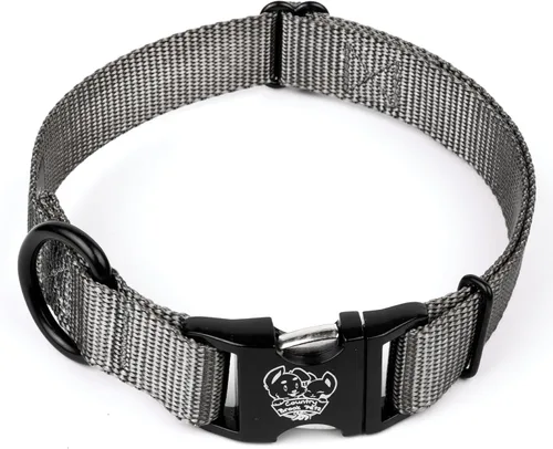 Miniatura 25 de Country Brook Petz – Collar de nailon premium para perro con hebilla de metal – Vibrante selección de 25 colores, Azul Océano