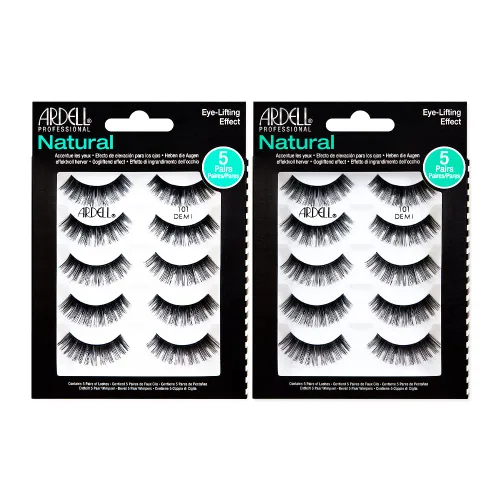 Miniatura 6 de Ardell Demi Wispies #101 - Pestañas postizas de aspecto natural, color negro, ligeras, de aspecto natural, 4 pares x 1 paquete