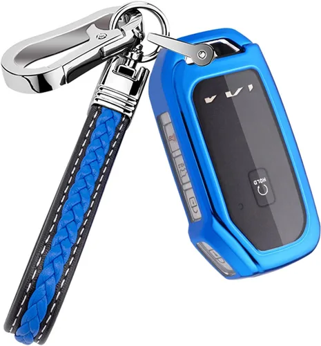 TPU Car Key Case Protector Cover Fob Case with Chain for Kia Soul Forte Telluride K5 Seltos NIRO Sportage Sorento